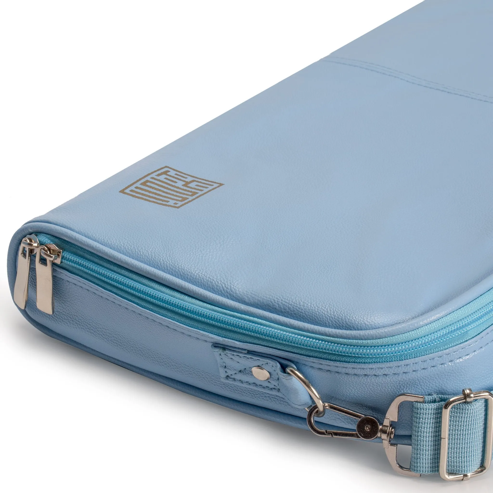 Soft Leatherette Case for Mahjong Set, "Turquoise"