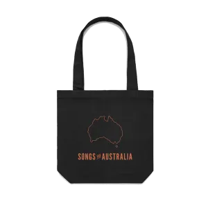 Songs for Australia / Black Tote Bag