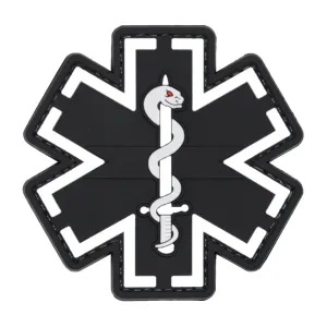 Star of Life Medic Patch Black