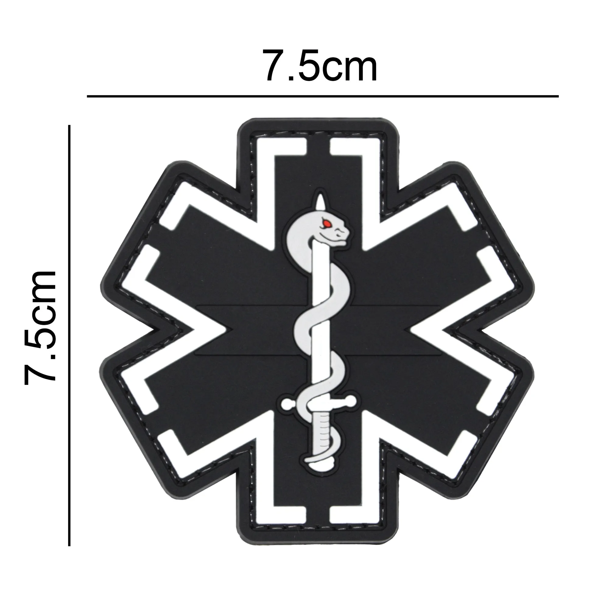 Star of Life Medic Patch Black