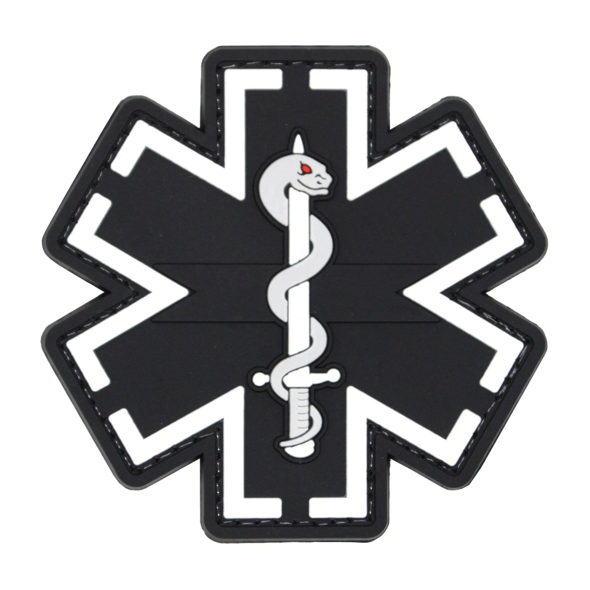 Star of Life Medic Patch Black