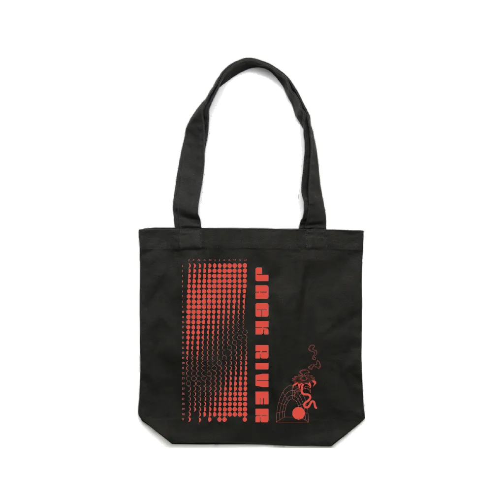 Stranger Heart Moon Phase / Organic Cotton Tote Bag
