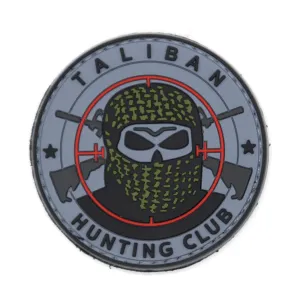Taliban Hunting Club Patch Blue