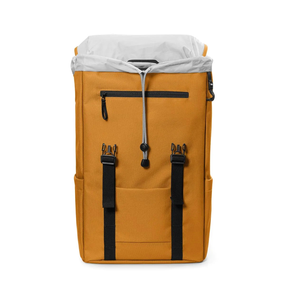 Tomtoc Flap Backpack | 17L Lightweight, Water-Resistant | Fits 13-16" MacBook | Yellow & Black