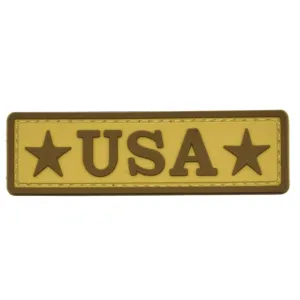 USA Stars Patch Tan
